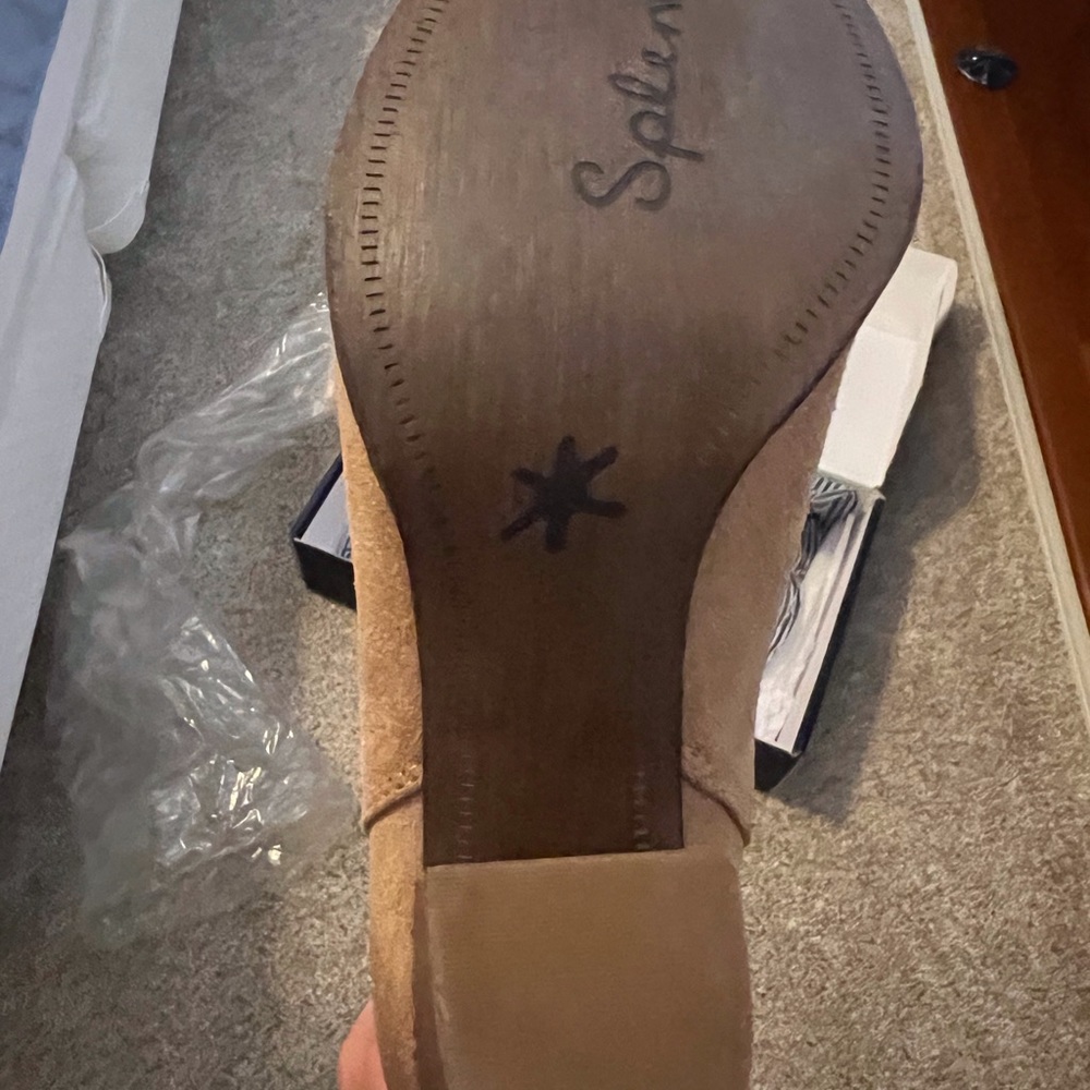 Boots - Tan Suede Splendid boots. Size 7 1/2. Like New. True to size. - Picture 11 of 16